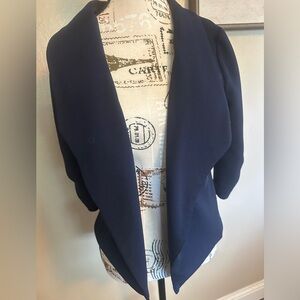 Navy casual blazer
